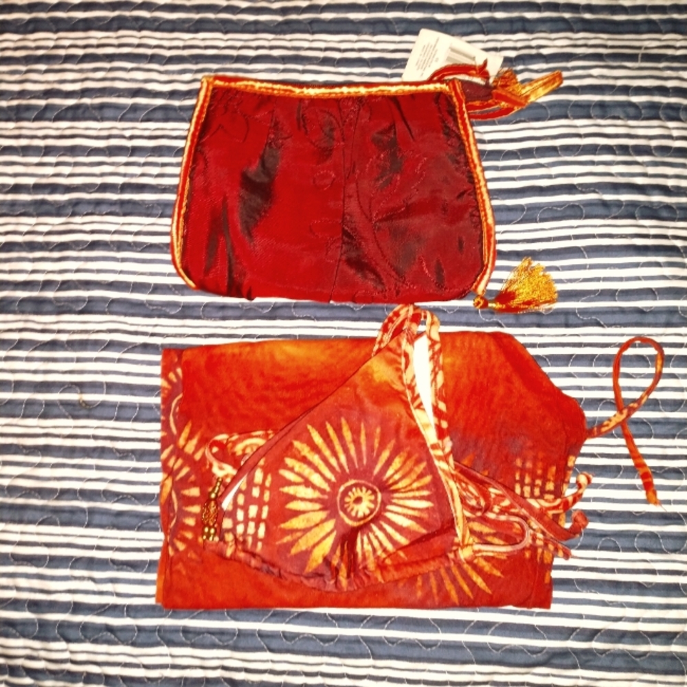 SUMMER BATHING SUITE SET PANTS & BATHING SUITE TOP